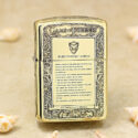Zippo Armor Brass Game of Thrones Ice and Fire Song - BRC46