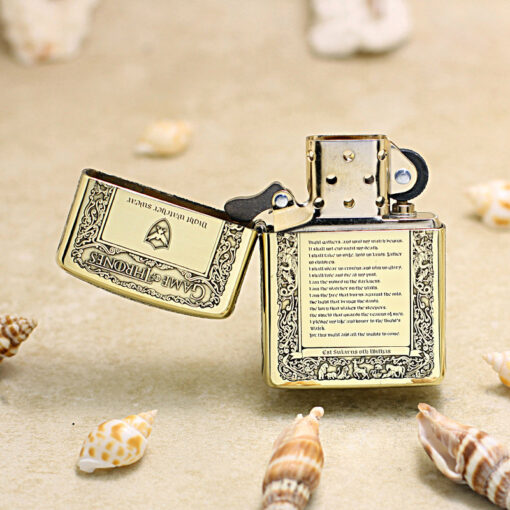 Zippo Armor Brass Game of Thrones Ice and Fire Song - BRC46 - Hình ảnh 2