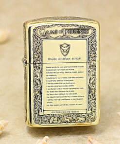 Zippo Armor Brass Game of Thrones Ice and Fire Song - BRC46
