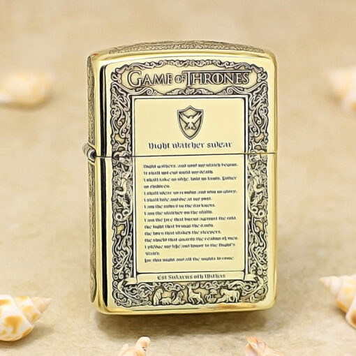 Zippo Armor Brass Game of Thrones Ice and Fire Song - BRC46 - Hình ảnh 3