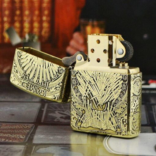 Zippo Armor Brass Game of Thrones The Iron Throne - BRC75 - Hình ảnh 3