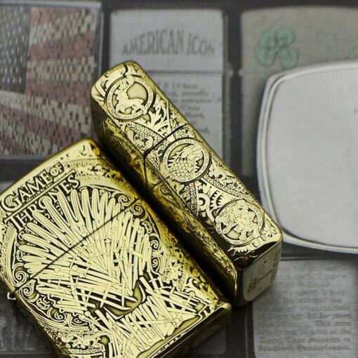 Zippo Armor Brass Game of Thrones The Iron Throne - BRC75 - Hình ảnh 4
