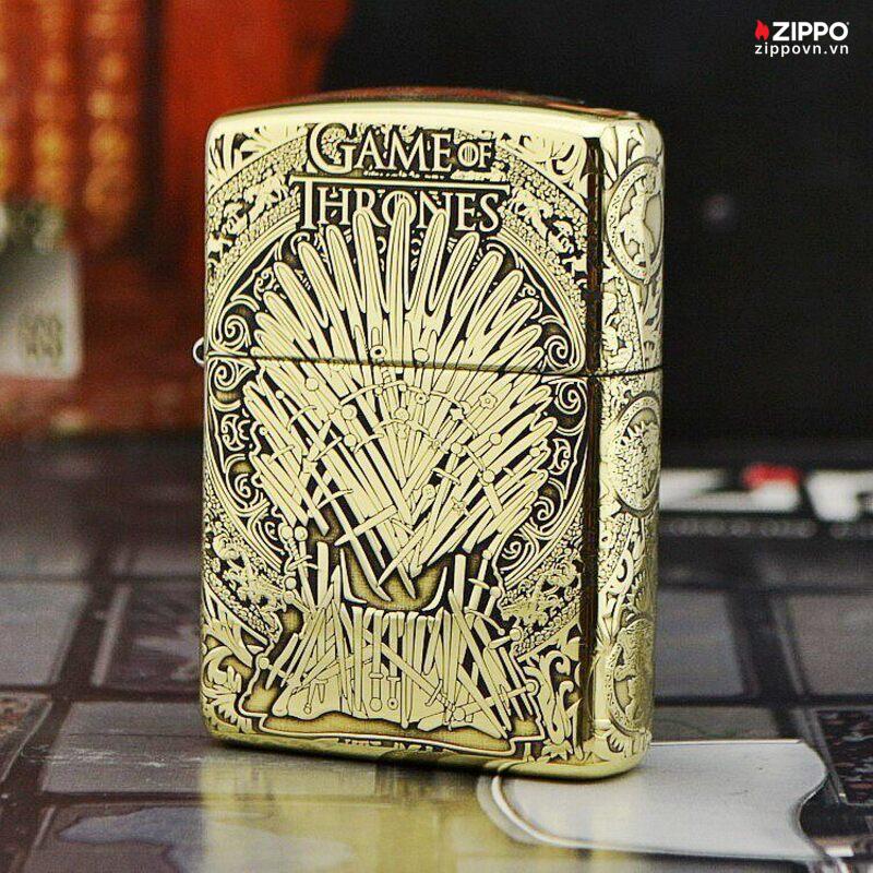 Zippo Armor Brass Game of Thrones The Iron Throne - BRC75