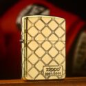 Zippo Armor Brass Golden Grid - BRC108