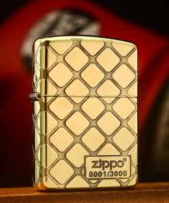 Zippo Armor Brass Golden Grid - BRC108
