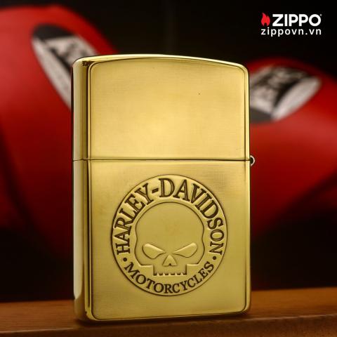Zippo Armor Brass Harley Heritage - BRC109 - Hình ảnh 2