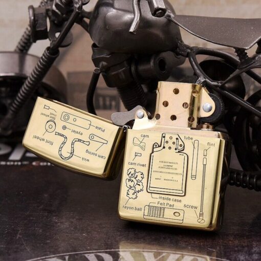 Zippo Armor Brass Inner Liner Diagram and Seal - BRC80 - Hình ảnh 3