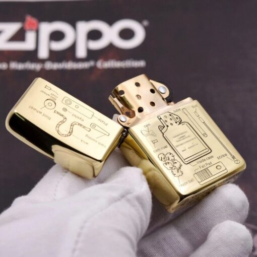 Zippo Armor Brass Inner Liner Diagram and Seal - BRC80 - Hình ảnh 6