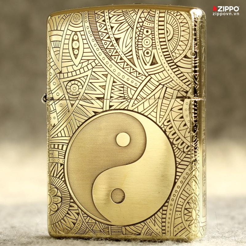 Zippo Armor Brass Yin Yang - BRC70