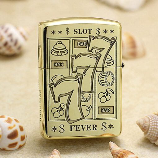 Zippo Armor Brass Lucky 777 - BRC52 - Hình ảnh 2