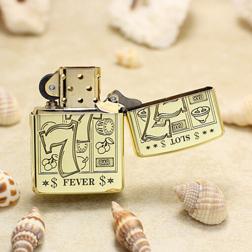 Zippo Armor Brass Lucky 777 - BRC52 - Hình ảnh 4