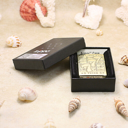 Zippo Armor Brass Lucky 777 - BRC52 - Hình ảnh 6