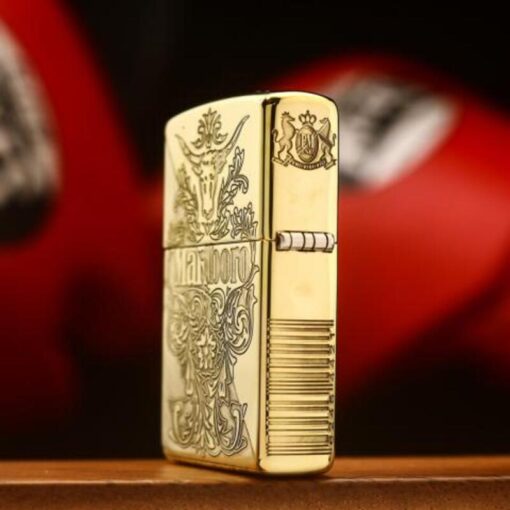 Zippo Armor Brass Marlboro Crest - BRC112 - Hình ảnh 3