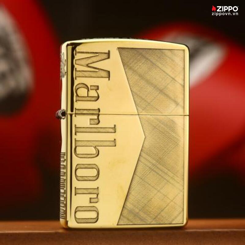 Zippo Armor Brass Marlboro Crest - BRC112