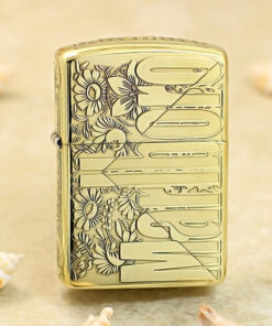 Zippo Armor Brass Marlboro Pattern - BRC47