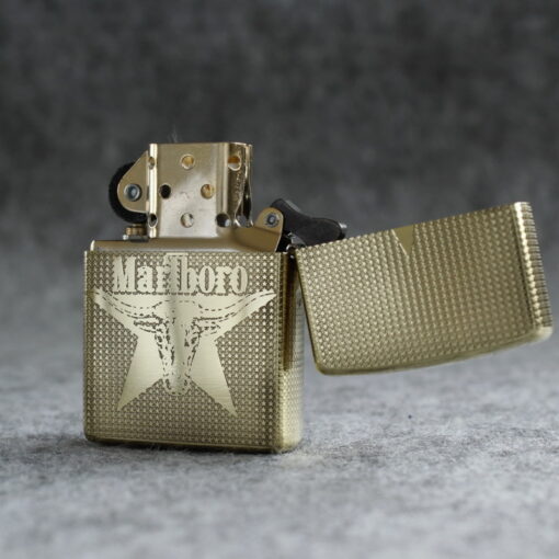Zippo Armor Brass Marlboro Star Pattern - BRC54 - Hình ảnh 6