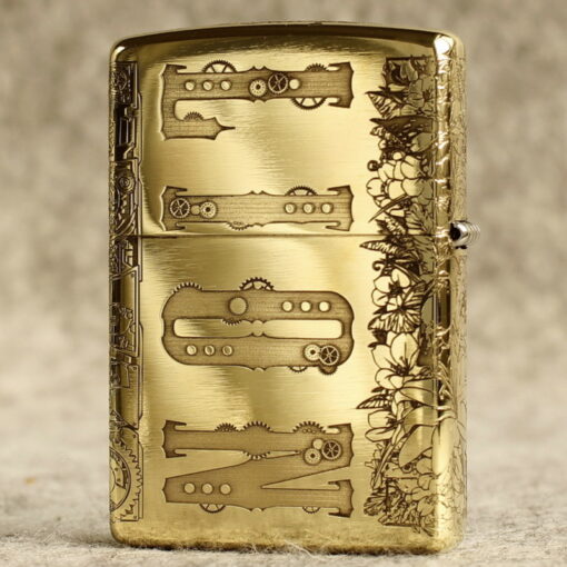 Zippo Armor Brass Mechanical Lion - BRC58 - Hình ảnh 2
