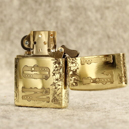 Zippo Armor Brass Mechanical Lion - BRC58 - Hình ảnh 6
