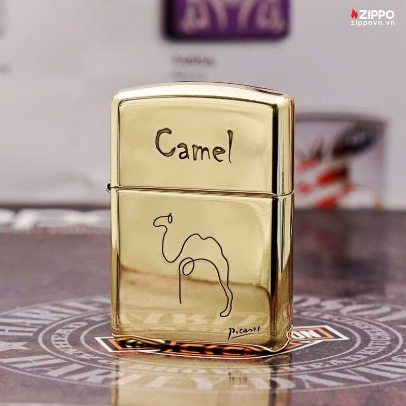 Zippo Armor Brass Picasso Camel Art - BRC79