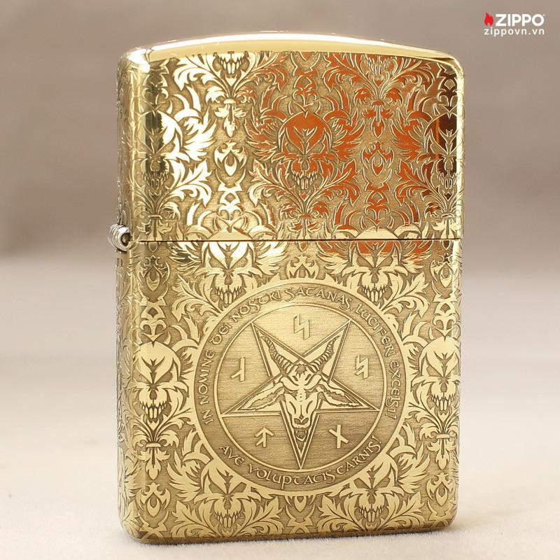 Zippo Armor Brass Satan - BRC84
