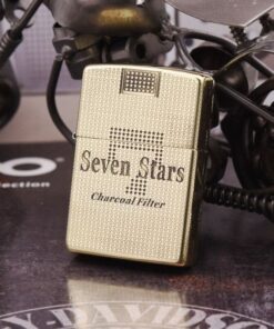 Zippo Armor Brass Seven-Star Cigarette Label- BRC77