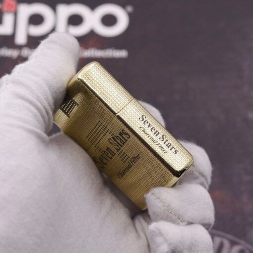 Zippo Armor Brass Seven-Star Cigarette Label- BRC77 - Hình ảnh 5