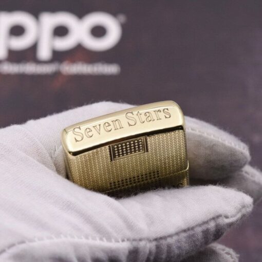 Zippo Armor Brass Seven-Star Cigarette Label- BRC77 - Hình ảnh 7