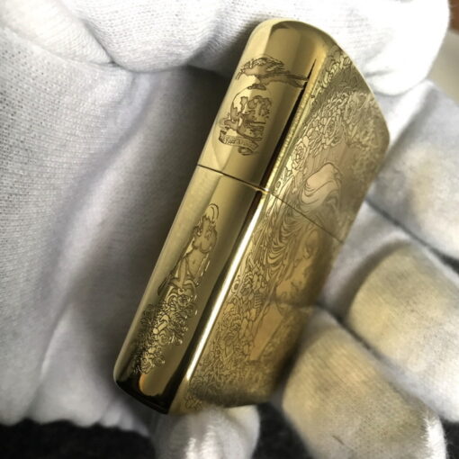 Zippo Armor Brass Skull and Beauty - BRC87 - Hình ảnh 7