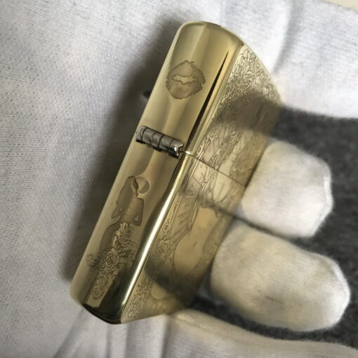 Zippo Armor Brass Skull and Beauty - BRC87 - Hình ảnh 6