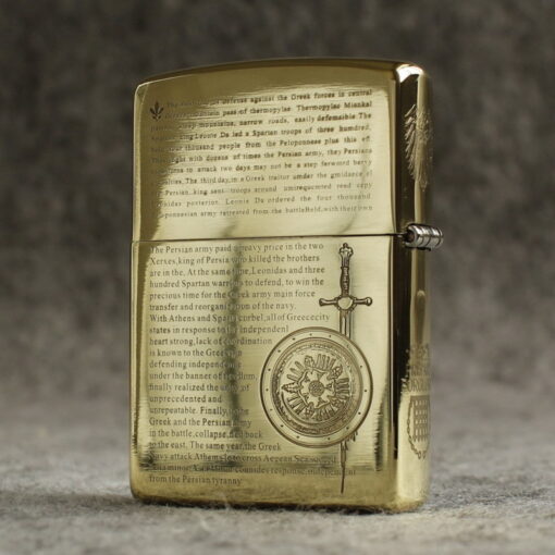 Zippo Armor Brass Spartan - BRC99 - Hình ảnh 2