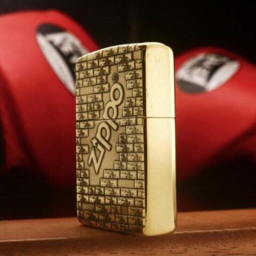 Zippo Armor Brass Wall Logo - BRC107 - Hình ảnh 4
