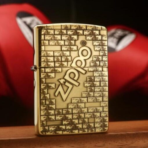 Zippo Armor Brass Wall Logo - BRC107 - Hình ảnh 5