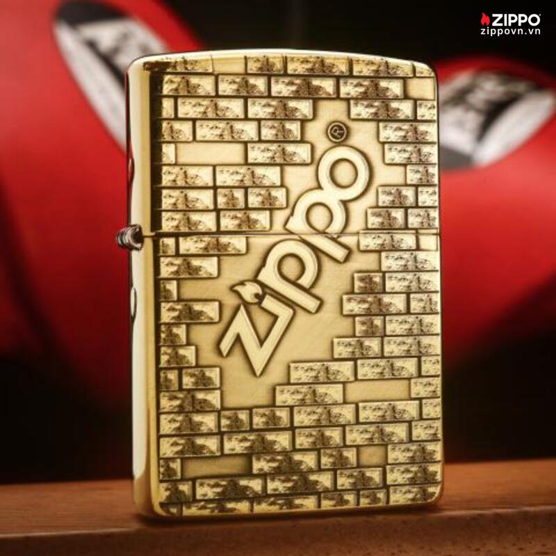 Zippo Armor Brass Wall Logo - BRC107