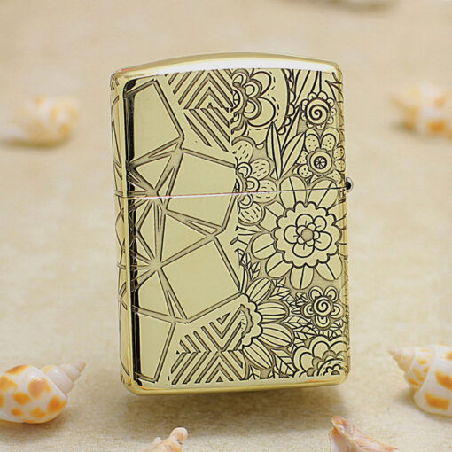 Zippo Armor Brass Wild Geometry Tiger - BRC50 - Hình ảnh 2