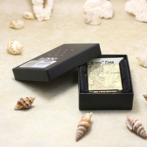 Zippo Armor Brass Wild Geometry Tiger - BRC50 - Hình ảnh 5