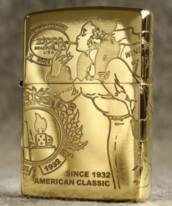 Zippo Armor Brass Windy Design - BRC88