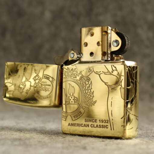 Zippo Armor Brass Windy Design - BRC88 - Hình ảnh 3
