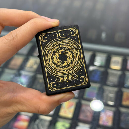 Zippo Song Ngư Pisces - ZS12 - Hình ảnh 2