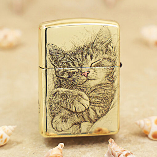 Zippo The Noble Cat with Red-Eye - OD34 - Hình ảnh 2