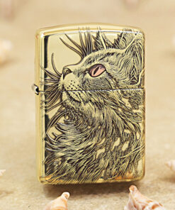Zippo The Noble Cat with Red-Eye - OD34