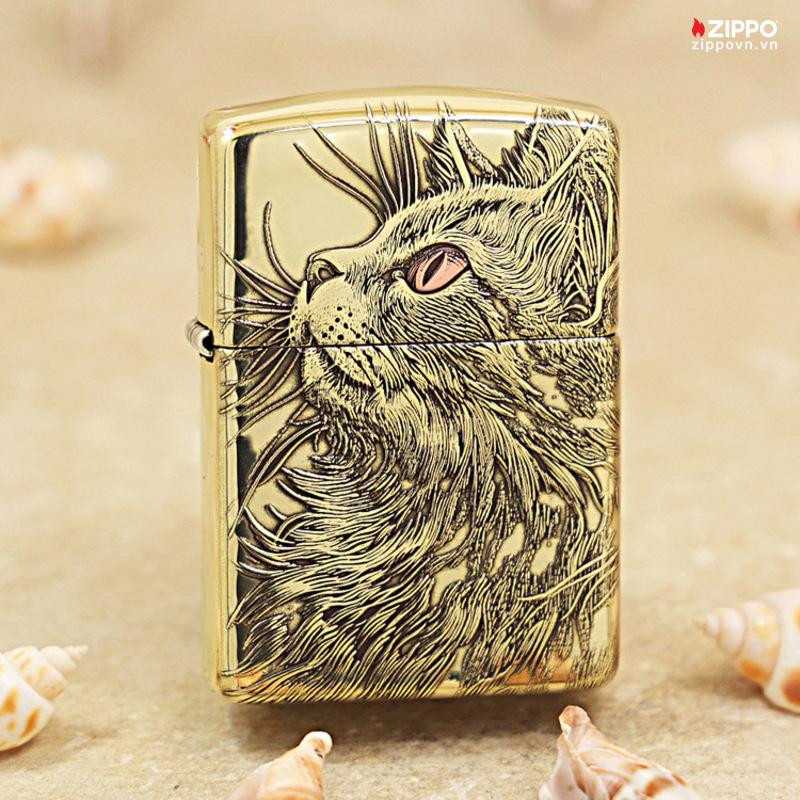 Zippo The Noble Cat with Red-Eye - OD34