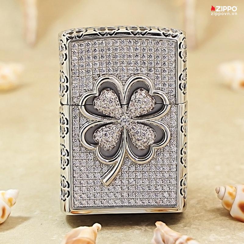 Zippo Diamond Lucky Clover - OP17