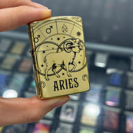 Zippo Brass Bạch Dương Aries - ZSB01 - Hình ảnh 4