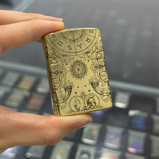 Zippo Brass Bạch Dương Aries - ZSB01 - Hình ảnh 6