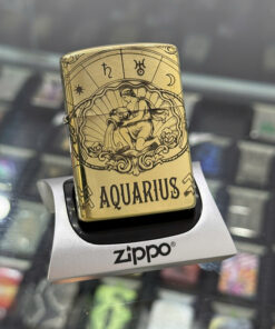 Zippo Brass Bảo Bình Aquarius - ZSB11