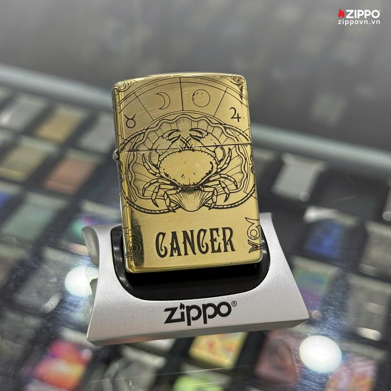 Zippo Brass Cự Giải Cancer - ZSB04