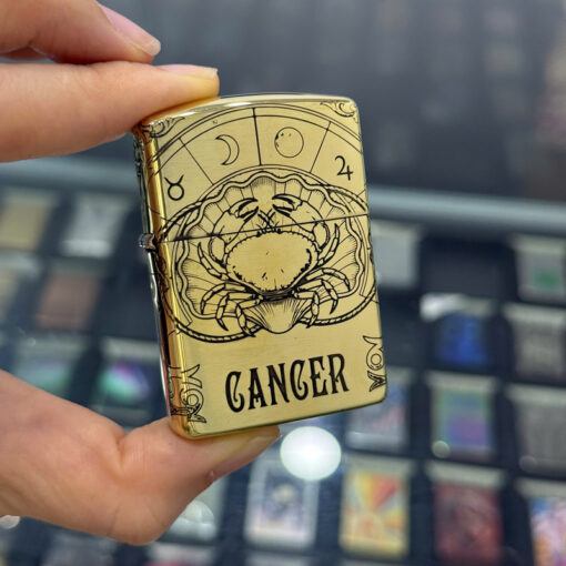Zippo Brass Cự Giải Cancer - ZSB04 - Hình ảnh 3