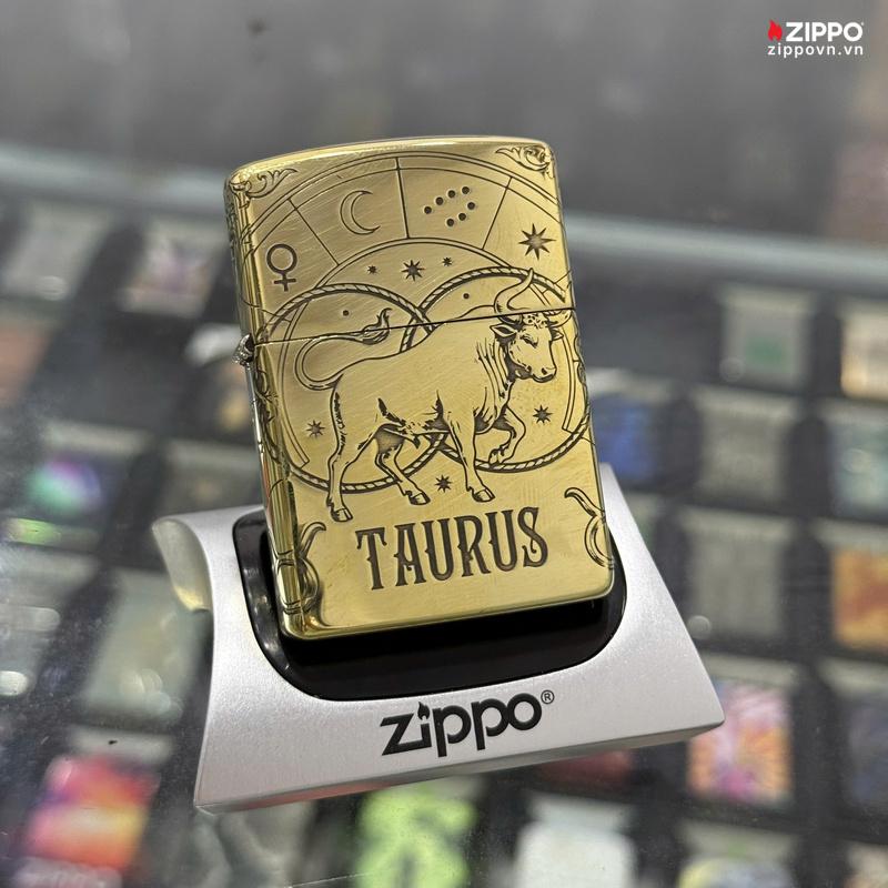 Zippo Brass Kim Ngưu Taurus - ZSB02