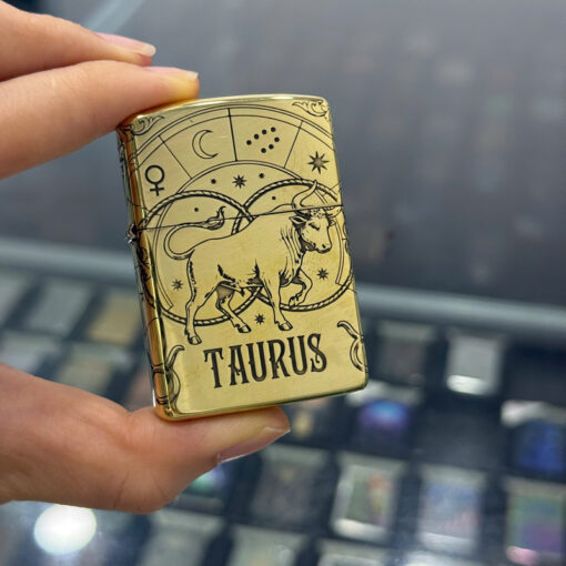 Zippo Brass Kim Ngưu Taurus - ZSB02 - Hình ảnh 3