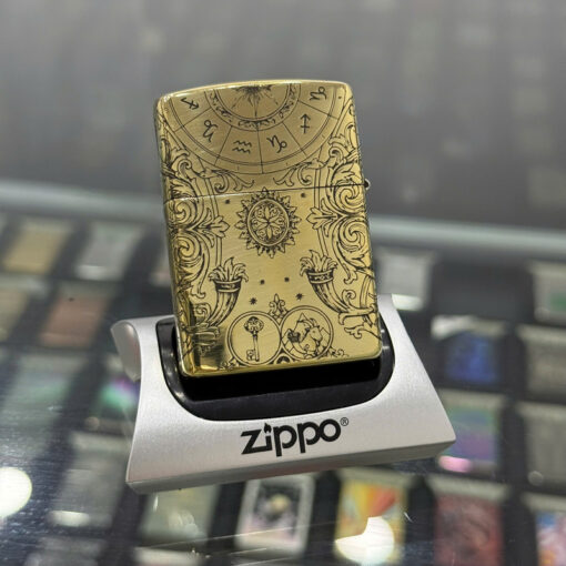 Zippo Brass Ma Kết Capricorn - ZSB10 - Hình ảnh 2